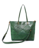 Old Trend Leather Prism Tote Bag