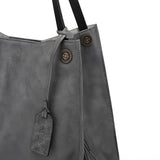 Old Trend Daisy Leather Tote with Coin Purse