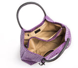 Gunas New York Vegan Leather Naomi Tote Bag Purple
