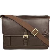 Hidesign Hunter Leather Messenger Bag Brown
