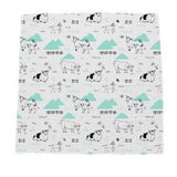 Young and Free Apparel Swaddle Blanket Rolling Pastures