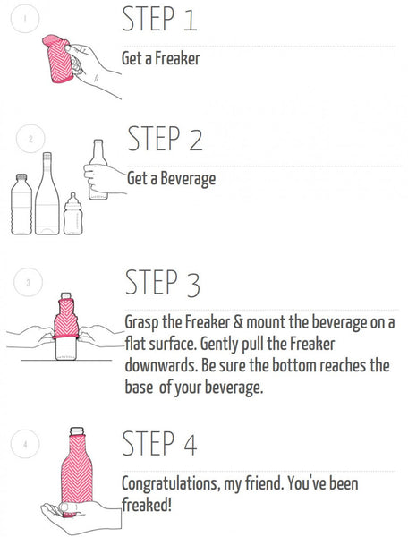FREAKER One Size Fits All Bottle Insulator 