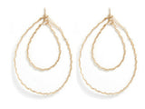 GORJANA Gold Plated Lace Hoop Earrings