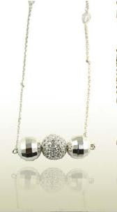LIBERTE Mirror Ball Necklace (Style N134) SALE