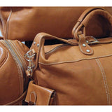 leather tote travel bag floto