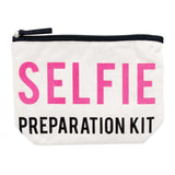 Selfie Preparation Kit Canvas Cosmetic Bag