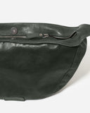 STITCH & HIDE LEATHER BYRON BAG PETROL GREEN - FREE WALLET POUCH