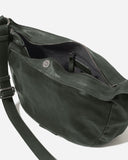 STITCH & HIDE LEATHER BYRON BAG PETROL GREEN - FREE WALLET POUCH