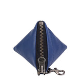 STATUS ANXIETY Leather This Could Be Love Wallet Blue