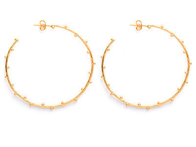 GORJANA Gold Plated Willow Hoop Earrings