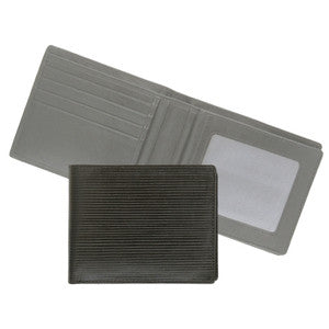 MANZONI Leather Mens Wallet  (Style WN1E) - SALE - BLACK